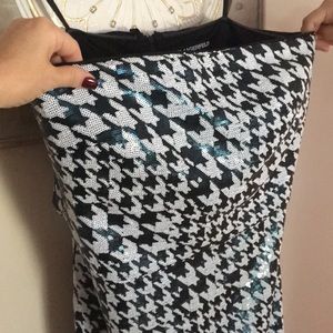 Karl Lagerfeld maxi strapless sequence gown....